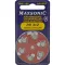 BATTERIEN pour les aides auditives Maxsonic PR312, 6 pc