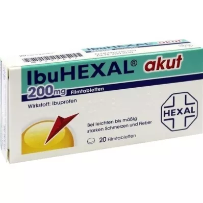 IBUHEXAL aigu 200 comprimés pelliculés, 20 pc