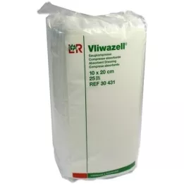 VLIWAZELL Compresses absorbantes non stériles 10x20 cm, 25 pièces