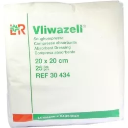 VLIWAZELL Compresses daspiration non stériles 20x20 cm, 25 pièces