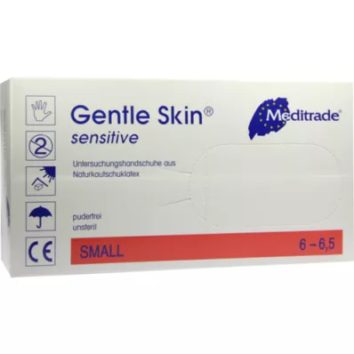 GENTLE SKIN Sensitive U.Hands.Lat.unster.pf taille S, 100 pièces GENTLE SKIN Sensitive U.Hands.Lat.unster.pf taille S, 100 pièces