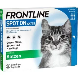 FRONTLINE Spot sur K solution pour chats, 6 pc