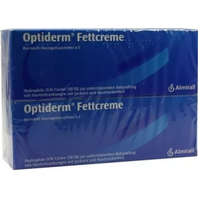 OPTIDERM Crème grasse, 2X100 g