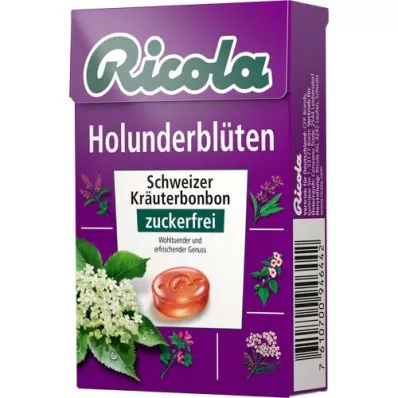 RICOLA o.Z.Box bonbons à la fleur de sureau, 50 g RICOLA o.Z.Box bonbons à la fleur de sureau, 50 g