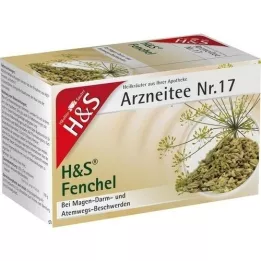 H&S Thé au fenouil, sachet filtre non mélangé, 20X2,2 g