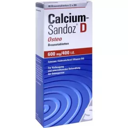 CALCIUM SANDOZ D Comprimés effervescents Osteo, 40 pc