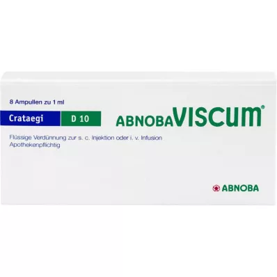 ABNOBAVISCUM Crataegi D 10 ampoules, 8 pc ABNOBAVISCUM Crataegi D 10 ampoules, 8 pc