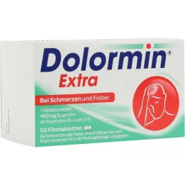 DOLORMIN comprimés pelliculés supplémentaires, 50 pc