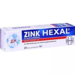 ZINK HEXAL Comprimés effervescents, 20 pc