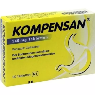 KOMPENSAN Comprimés 340 mg, 20 pc
