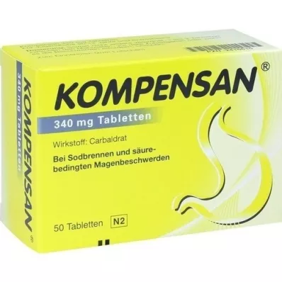 KOMPENSAN Comprimés 340 mg, 50 pc KOMPENSAN Comprimés 340 mg, 50 pc