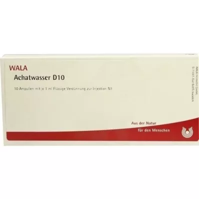 ACHATWASSER D 10 ampoules, 10X1 ml