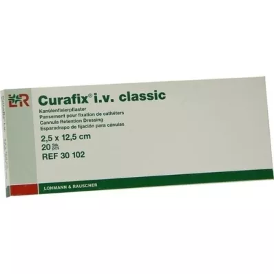 CURAFIX i.v. pansements classiques 2,5x12,5 cm, 20 pcs CURAFIX i.v. pansements classiques 2,5x12,5 cm, 20 pcs