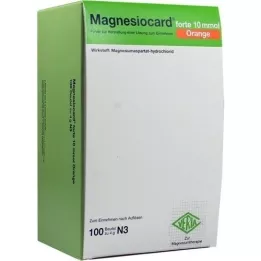MAGNESIOCARD Forte 10 mmol Orange Plv.z.H.e.L.z.E., 100 pc
