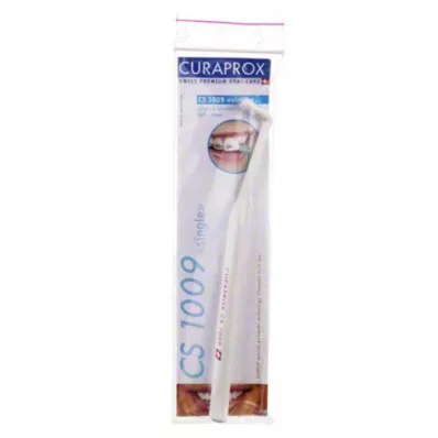 Curaprox CS 1009 brosse à dents simple touffe avec B. souple 9 mm, 1 pièce