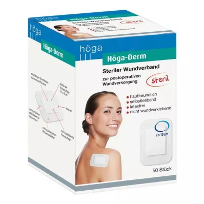 Pansements Höga Derm 100mmx70mm stériles, 50 pièces
