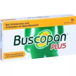BUSCOPAN plus 10 mg/800 mg Suppositoires, 10 pces