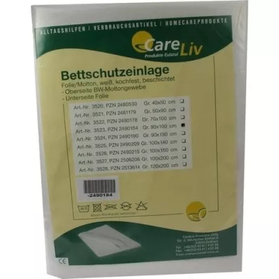 BETTSCHUTZEINLAGE Film molleton 90x100 cm, 1 pc