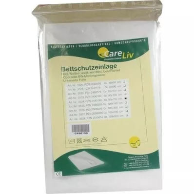 BETTSCHUTZEINLAGE Film molleton 90x150 cm, 1 pc