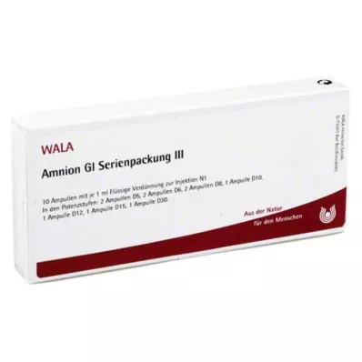 AMNION GL Conditionnement en série de 3 ampoules, 10X1 ml AMNION GL Conditionnement en série de 3 ampoules, 10X1 ml
