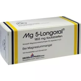 MG 5 LONGORAL Comprimés à mâcher, 100 pc