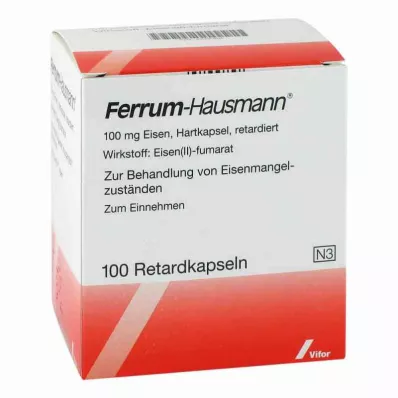 FERRUM HAUSMANN Gélules à libération prolongée, 100 gélules FERRUM HAUSMANN Gélules à libération prolongée, 100 gélules
