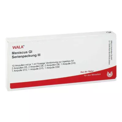Série Ménisque Gl pack 3 ampoules (10x1 ml) Série Ménisque Gl pack 3 ampoules (10x1 ml)