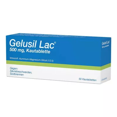 GELUSIL LAC Comprimés à mâcher, 50 pcs GELUSIL LAC Comprimés à mâcher, 50 pcs