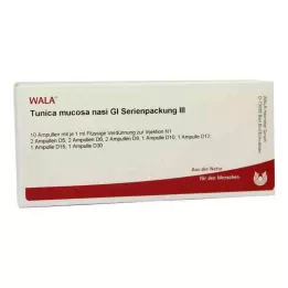 TUNICA muqueuse nasale GL Conditionnement en série de 3 ampoules, 10X1 ml
