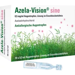 AZELA-Vision sinus 0,5 mg/ml collyre, dose unique, 10X0,3 ml