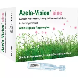 AZELA-Vision sine 0,5 mg/ml, 20X0.3 ml, monodose oculaire