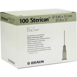 STERICAN Canule dinsertion 27 Gx1/2 0,4x12 mm, 100 pièces