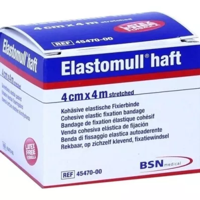 ELASTOMULL Bande de fixation haft 4 cmx4 m, 1 pc