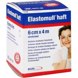 ELASTOMULL Bande de fixation haft 6 cmx4 m, 1 pc