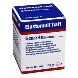 ELASTOMULL Bande de fixation haft 6 cmx4 m, 1 pc