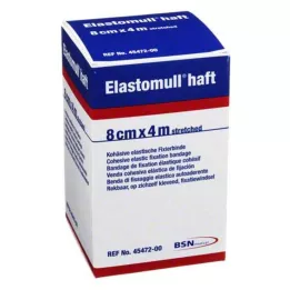 ELASTOMULL Bande de fixation haft 8 cmx4 m, 1 pc