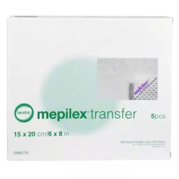 MEPILEX Pansement mousse Transfer 15x20 cm stérile, 5 pces
