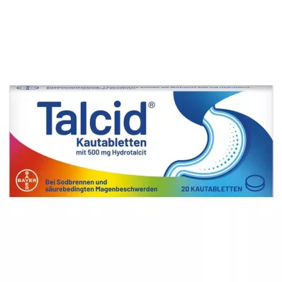 Comprimés à croquer Talcid, 20 pc
