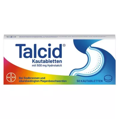 TALCID Comprimés à mâcher, 50 pcs TALCID Comprimés à mâcher, 50 pcs