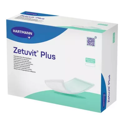 ZETUVIT Compresse absorbante Plus extra-résistante, stérile 20x25 cm, 10 pces