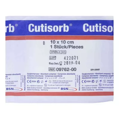 CUTISORB Compresses absorbantes stériles 10x10 cm, 1 pc CUTISORB Compresses absorbantes stériles 10x10 cm, 1 pc