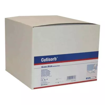 CUTISORB Compresses absorbantes non stériles 10x10 cm, 100 pces