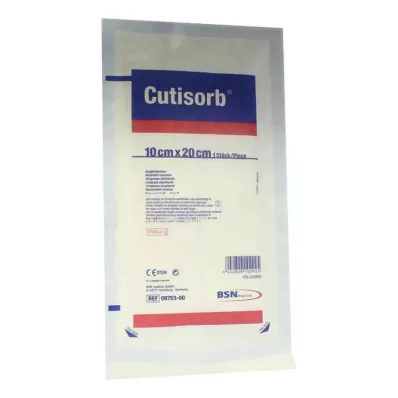 CUTISORB Compresses absorbantes stériles 10x20 cm, 1 pc CUTISORB Compresses absorbantes stériles 10x20 cm, 1 pc