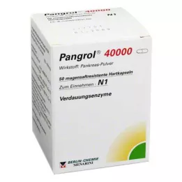 PANGROL 40.000 gélules gastro-résistantes, 50 gélules
