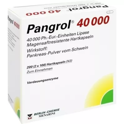 PANGROL 40.000 gélules gastro-résistantes, 200 gélules
