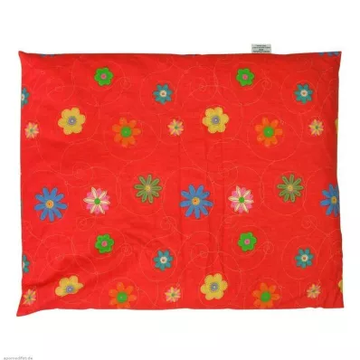 Coussin en noyaux de cerise 40x50 cm fleurs, 1 pièce