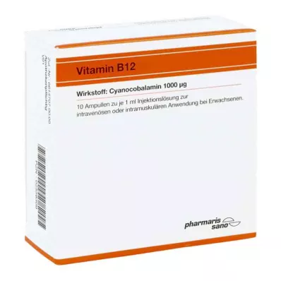 VITAMIN B12 RÖWO Ampoules de 1.000 μg, 10X1 ml