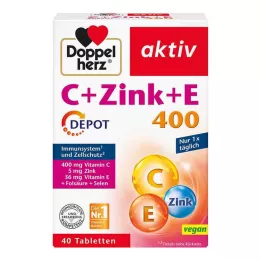 DOPPELHERZ Comprimés C+Zink+E Depot, 40 pc