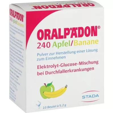 ORALPÄDON 240 Pomme Banane en poudre, 10 pcs