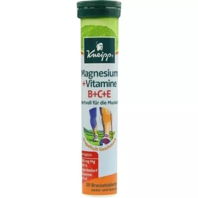 KNEIPP Comprimés effervescents Magnésium+Vitamines, 20 pièces